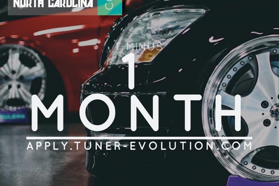 Tuner Evolution: Charlotte, North Carolina 2015 is 1 Month Away