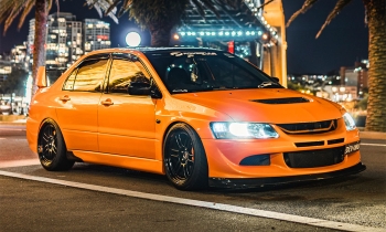Orange, She a Beauty?: Luke Mesiti 2003 Mitsubishi Lancer Evolution