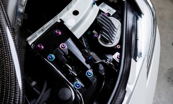 Dress Up Bolts - Stage 2 Titanium Hardware Engine Bay Kit for 2014-2018 BMW M3 (F80)