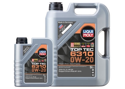 New oil for Stellantis Group models: LIQUI MOLY TOP TEC 6310 0W-20
