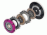 The T5001 Cerametallic discs have a 6-puck design that offer extreme heat resistance versus some of the other materials out there. The discs are sandwiched between the billet steel plates to provide a huge amount of surface area for engagement. Depending on vehicle the center hub can be ordered either with a sprung hub for smoother daily driving or a solid hub for an all-out assault on the strip or track.