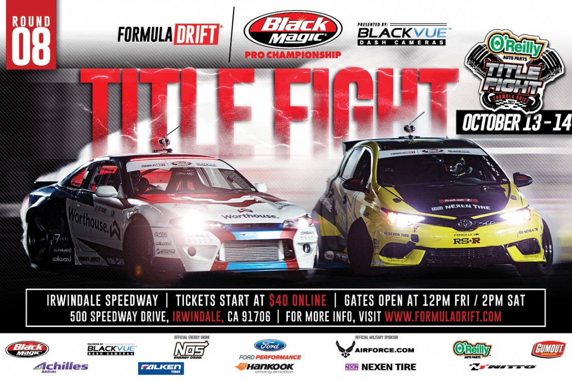 Formula Drift Round 8: Title Fight Tickets On-Sale