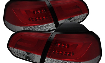 Spyder Red Smoke LED Taillights for 2010-2013 Volkswagen Golf/GTI