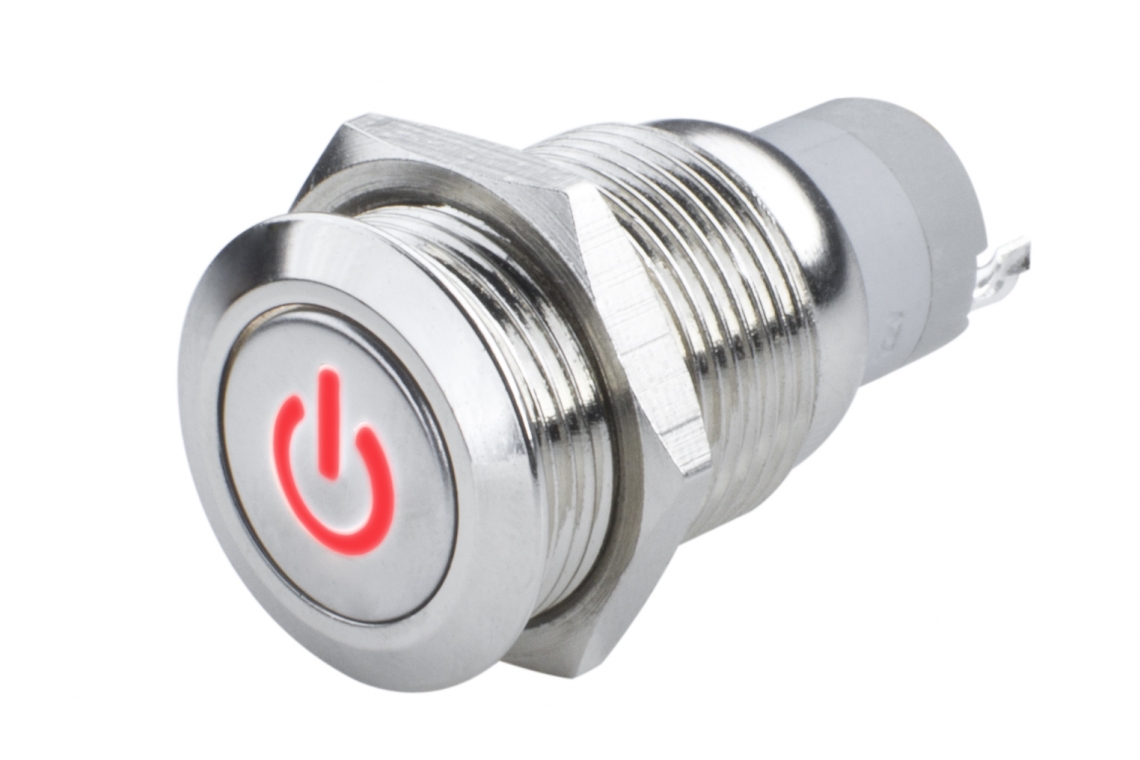 Oracle LED Flush Button Switch