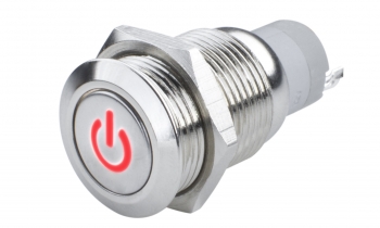 Oracle LED Flush Button Switch