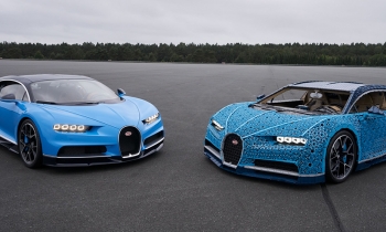 Life-Size LEGO TECHNIC Bugatti Chiron to Make North American Debut at Canadian International AutoShow in Toronto