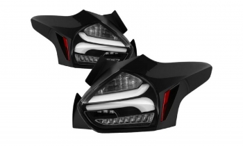 Spyder Auto Ford Focus 5Dr Hatchback 15-17 W/ Sequential Turn Signal LED Tail Lights