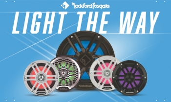 Rockford Fosgate® Introduces Next Generation of Marine Speakers And Subwoofers featuring Color Optix™ RGB LED Lighting