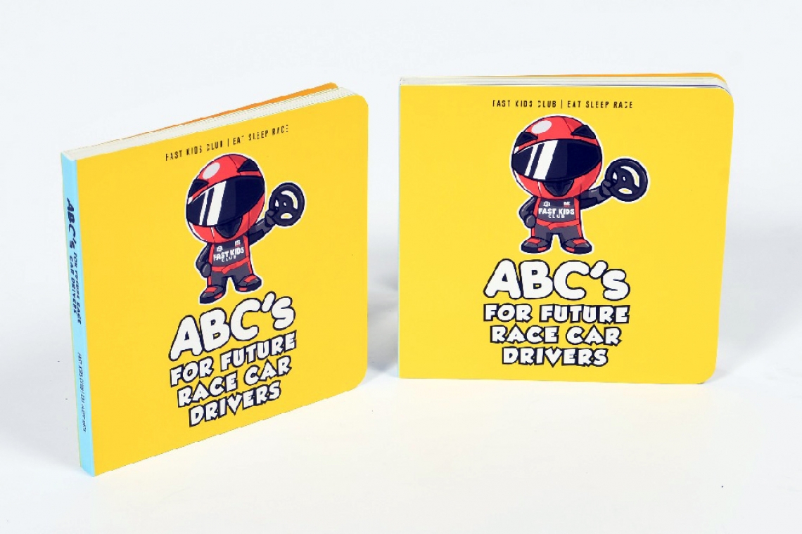 Eat Sleep Race ABC's For Future Race Car Drivers Alphabet Book