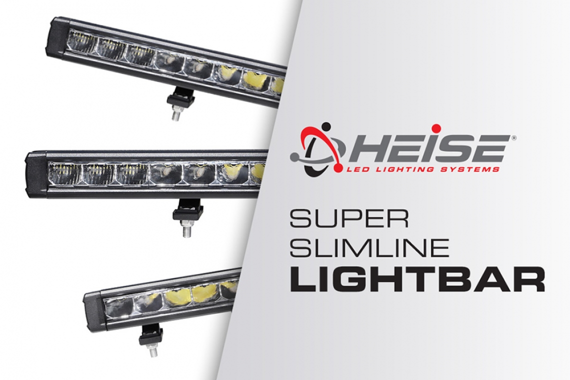 Heise LED Lighting Systems® Introduces the Super Slimline Lightbar Series at CES