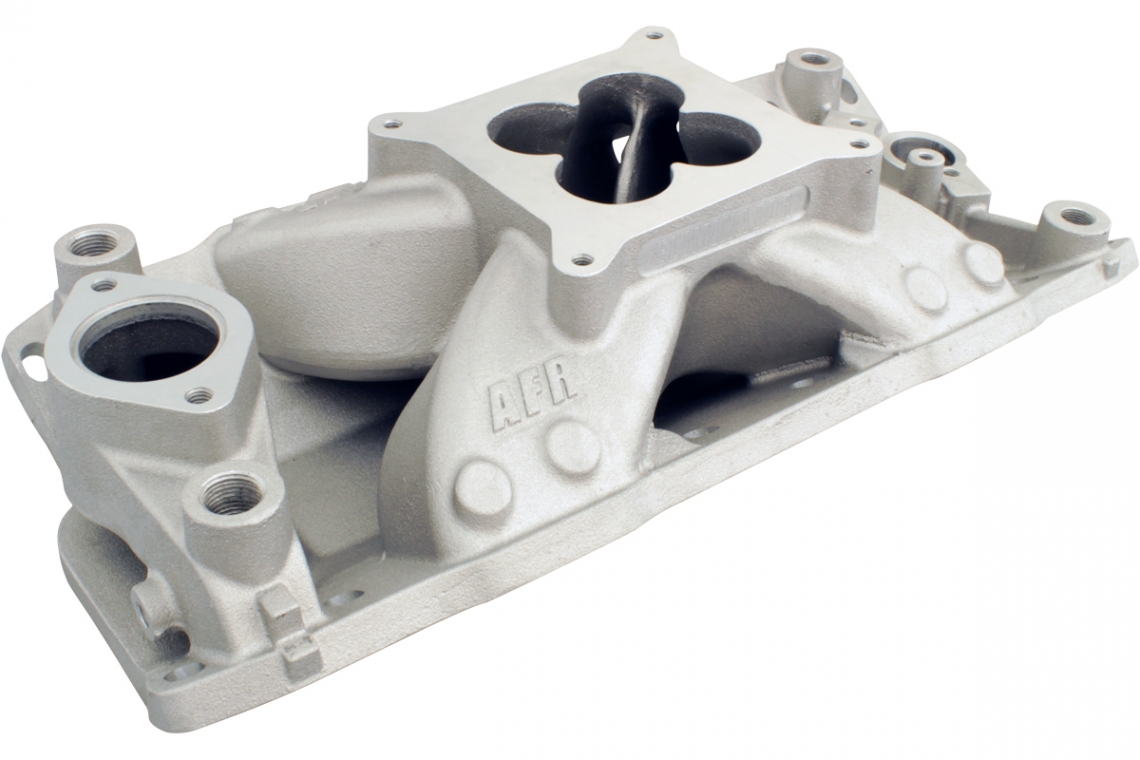 Air Flow Research New SBC Eliminator Dual Plane Intake Manifold For Small Block Chevy