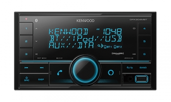 Kenwood DPX304MBT 2-Din Digital Media Receiver With Bluetooth