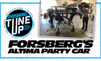 Chris Forsberg's Nissan Altima Party Car