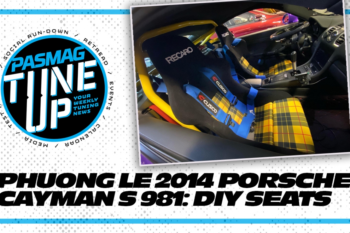 Phuong Le's 2014 Porsche Cayman S 981: DIY Seats