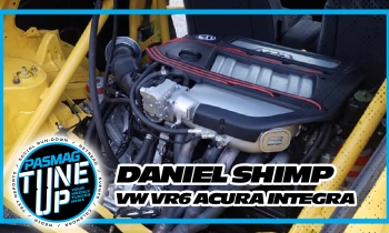 Daniel Shimp's Mid Engine Volkswagen VR6 Swapped Acura Integra