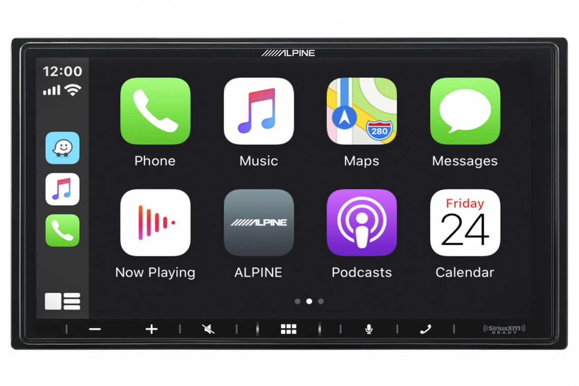 Alpine 7-Inch Shallow-Chassis Multimedia Receiver with PowerStack™