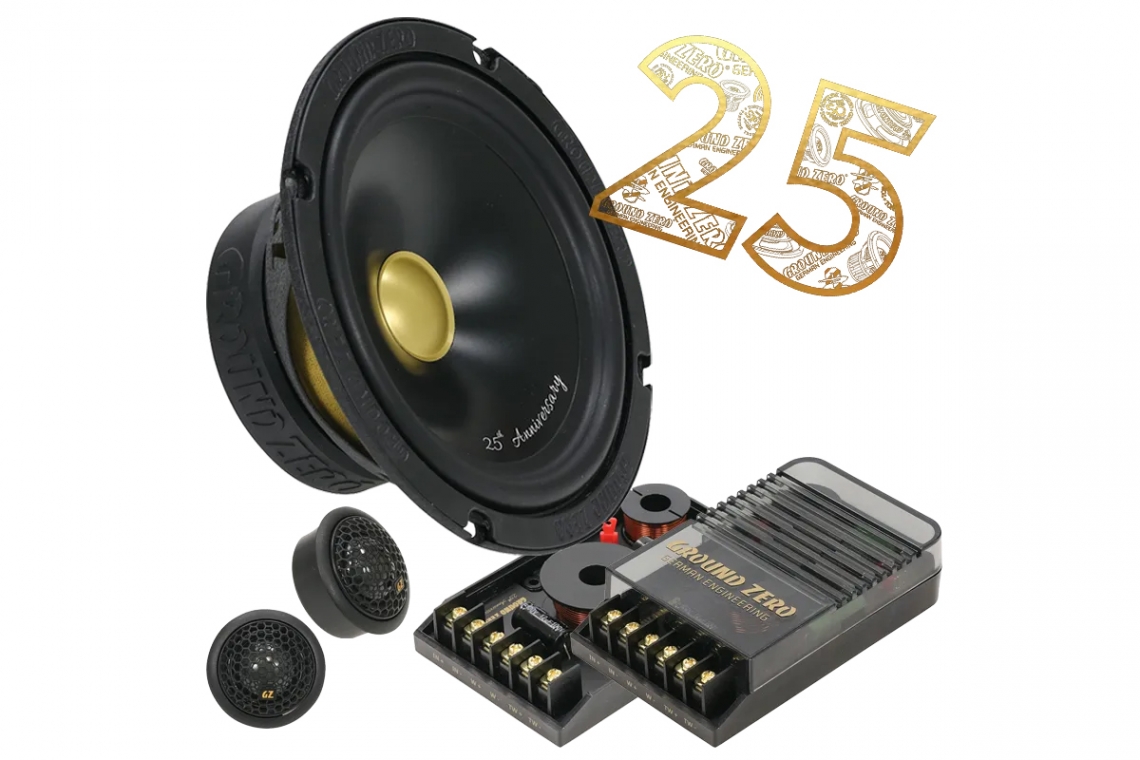 Ground Zero GZRC 165 Anniversary-25 2-Way SQ Component Speaker System