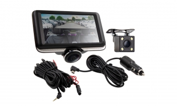 iBEAM Vehicle Safety Systems: 360 Degree Interior Dash Camera with Rearview Camera