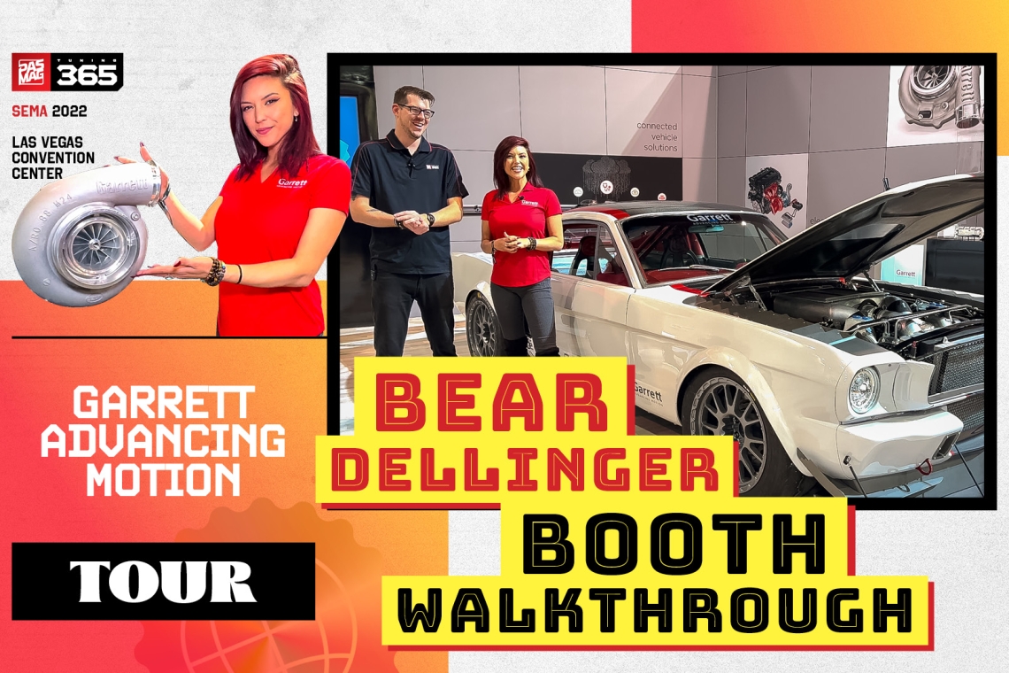 Bear Dellinger Garrett Advancing Motion Booth Walkthrough at SEMA 2022