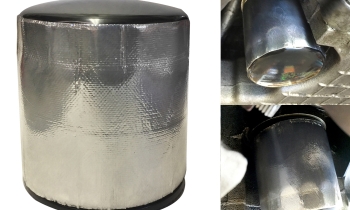 Oil Filter Heat Shield - Design Engineering Inc 