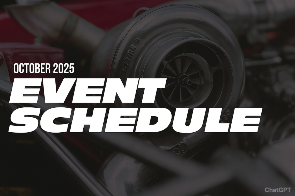 October 2025 Event Calendar - 2025