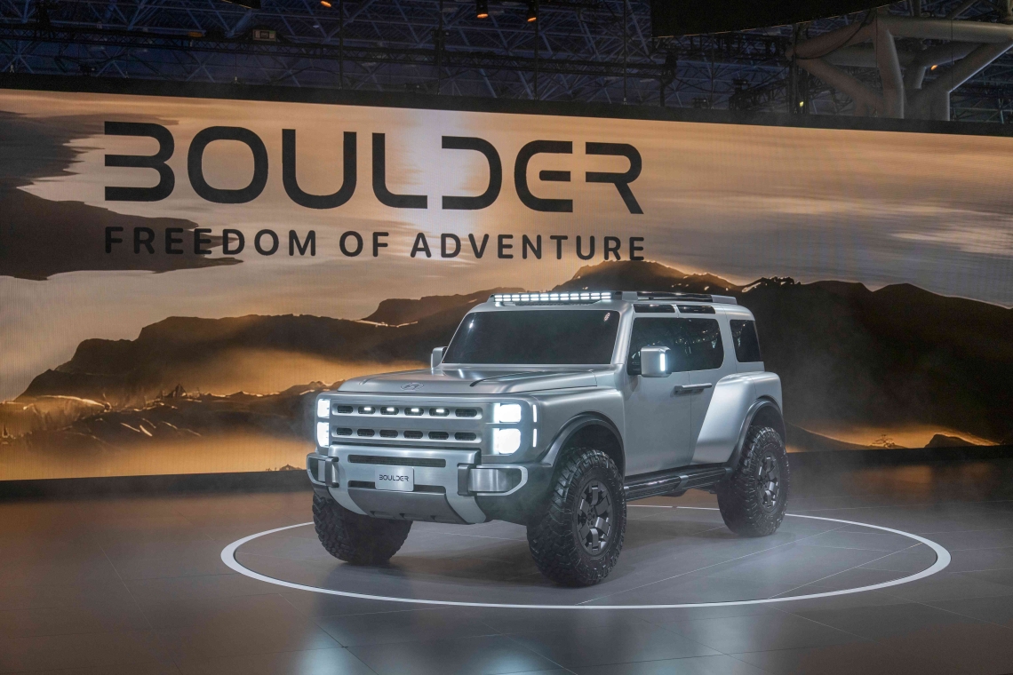 Hyundai unveils body-on-frame Boulder SUV Concept