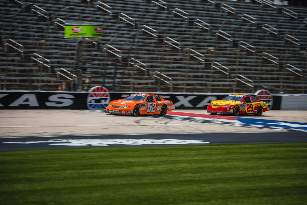FuelFest attendees gathered along the barriers watching drifting and ride-along action at Texas Motor Speedway.