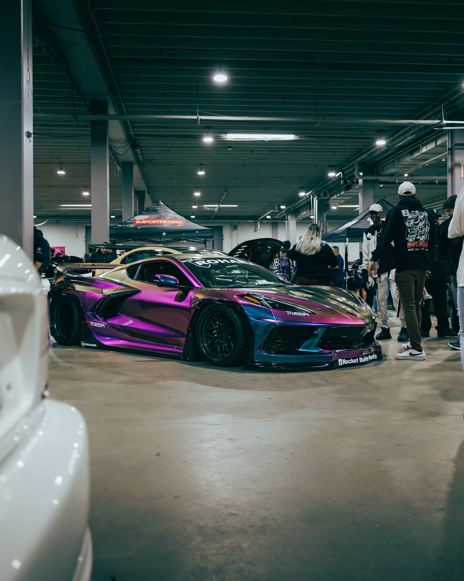 Import Expo Jacksonville event image featuring custom vehicles at the Florida car show.