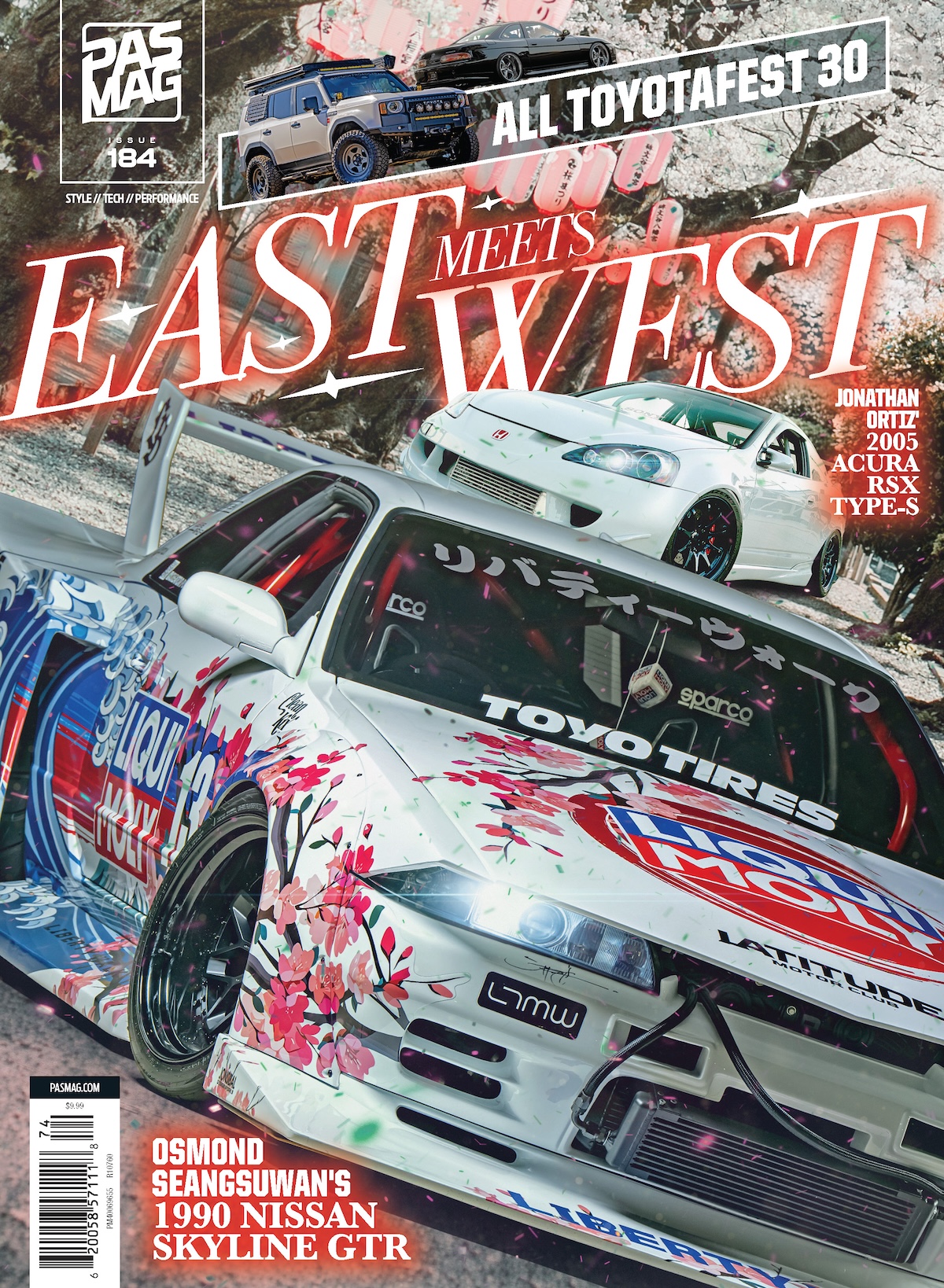 Back cover of PASMAG Issue #184 featuring the East Meets West side of the Audience Choice Awards double issue.