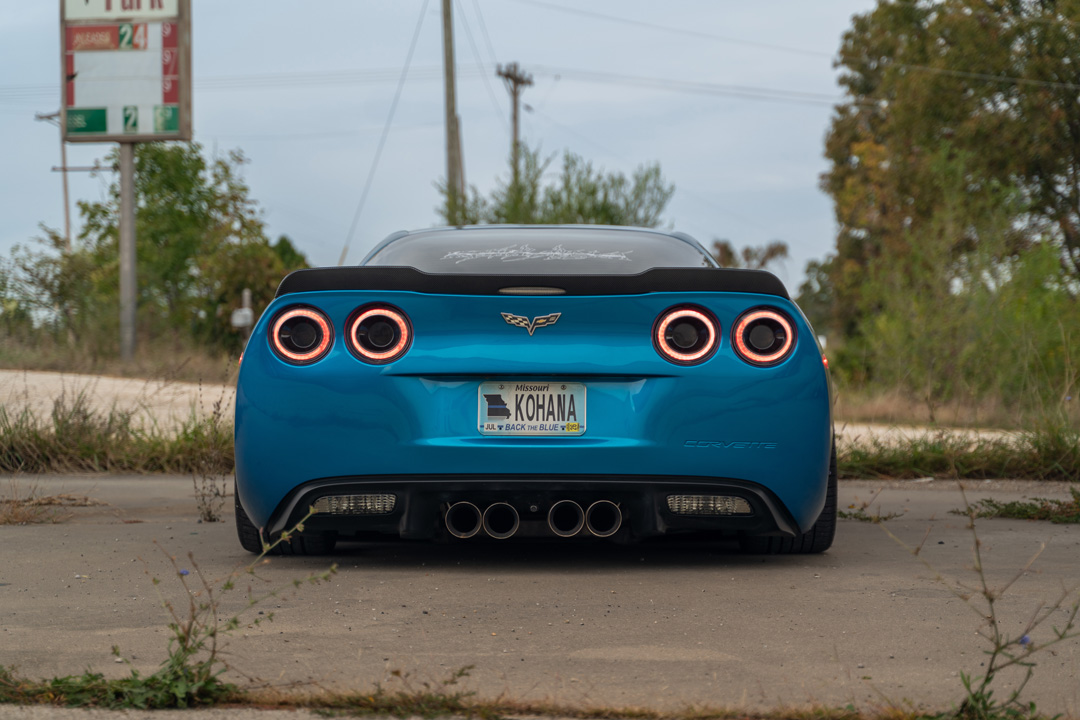 Dane Shuler’s modified 2008 Chevrolet Corvette.