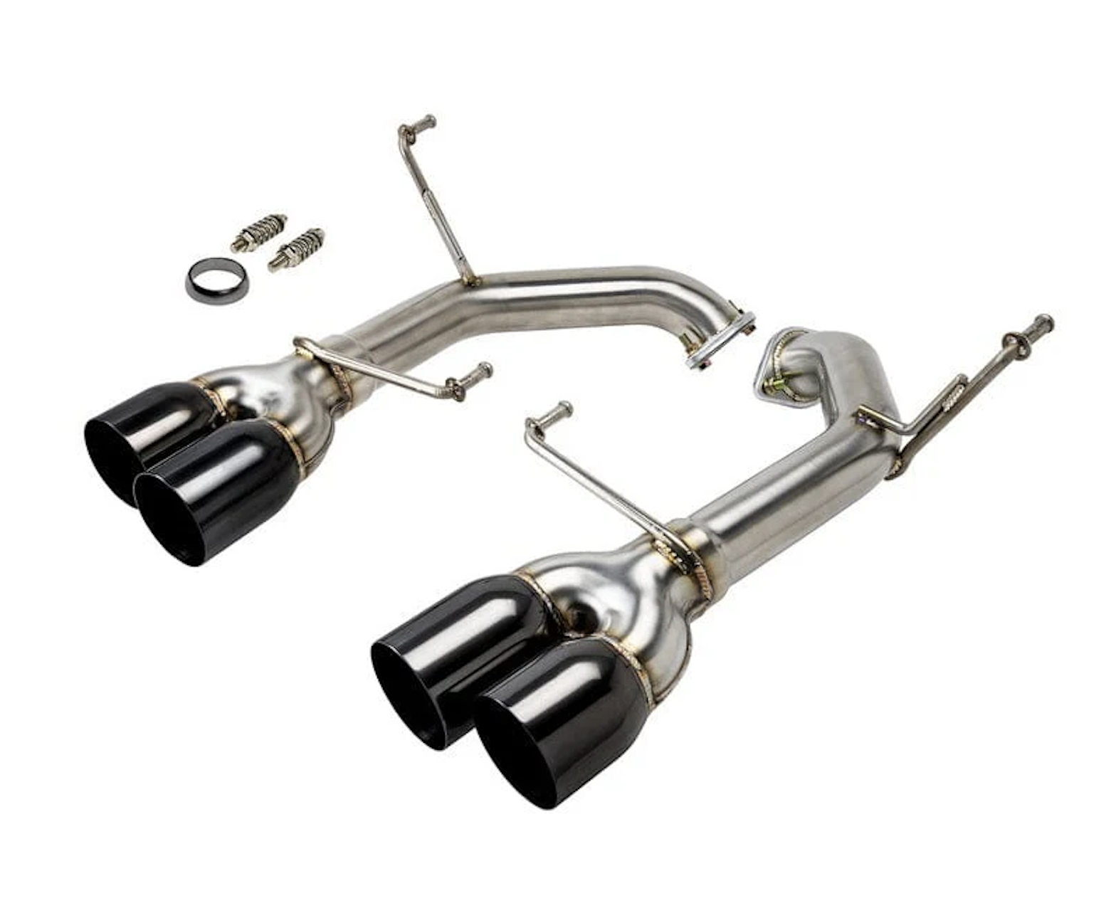 BLOX Racing 15-21 Subaru WRX / 15-21 Subaru WRX STI Muffler Delete Kit - Black Tip main image 1