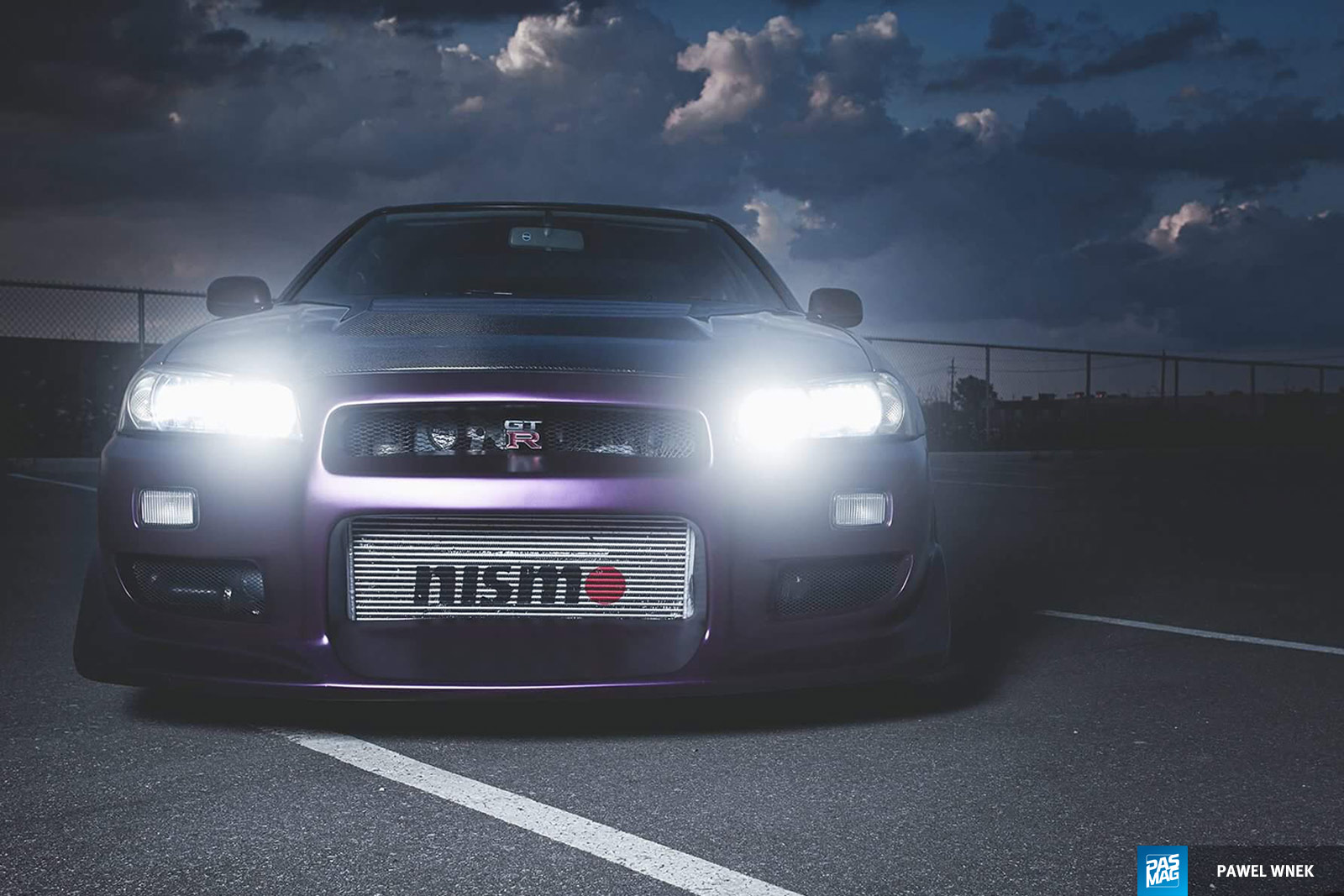 00 Mike Recine 1999 Nissan Skyline GTR pasmag Pawel Wnek