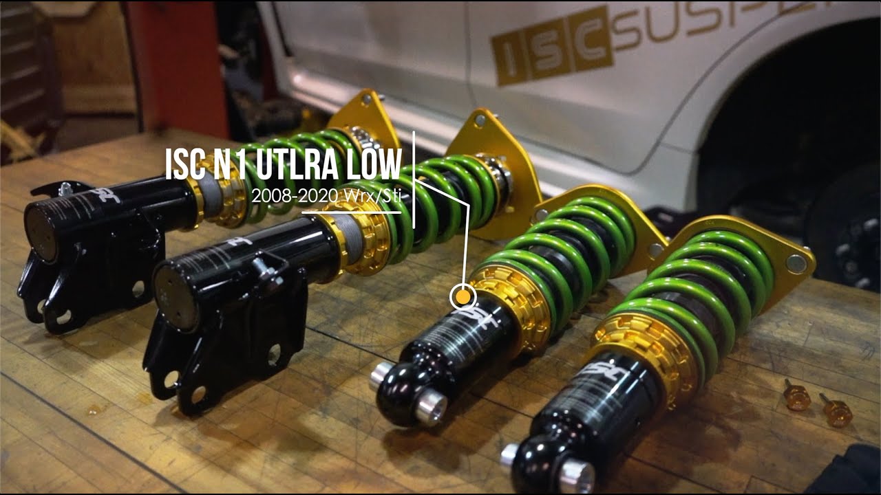 Isc Suspension N1 Ultra Low Coilover Kit For 2008 2020 Wrx