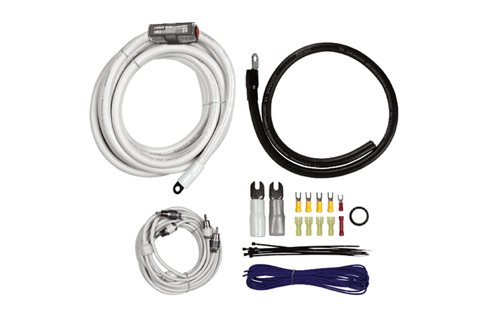 TSPEC v10 SERIES 1/0 AWG 5200W Rated Amplifier Kit with RCA Cables