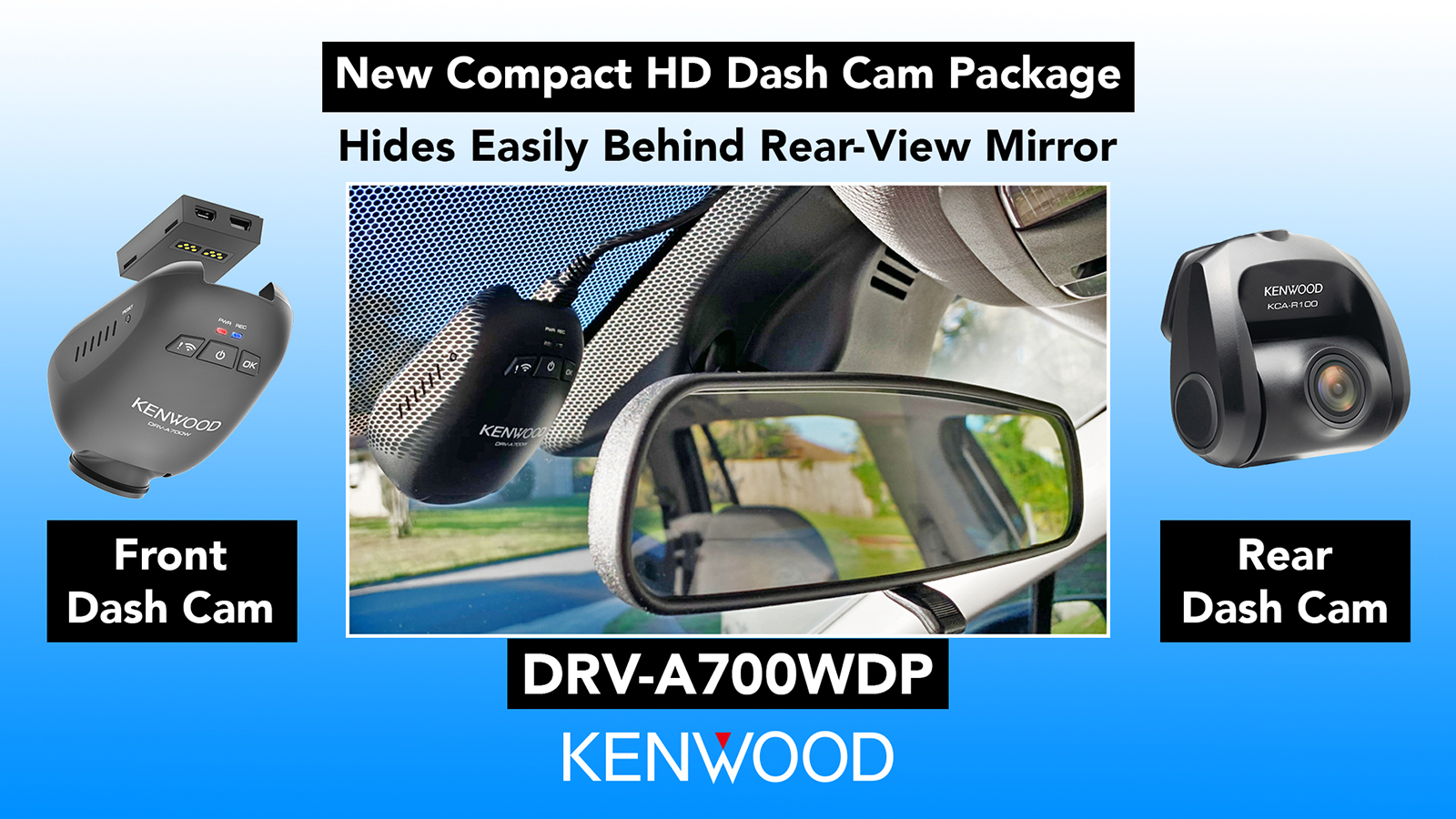 KENWOOD DRV A700WDP Compact Dash Cam CES Press Release Image 122019