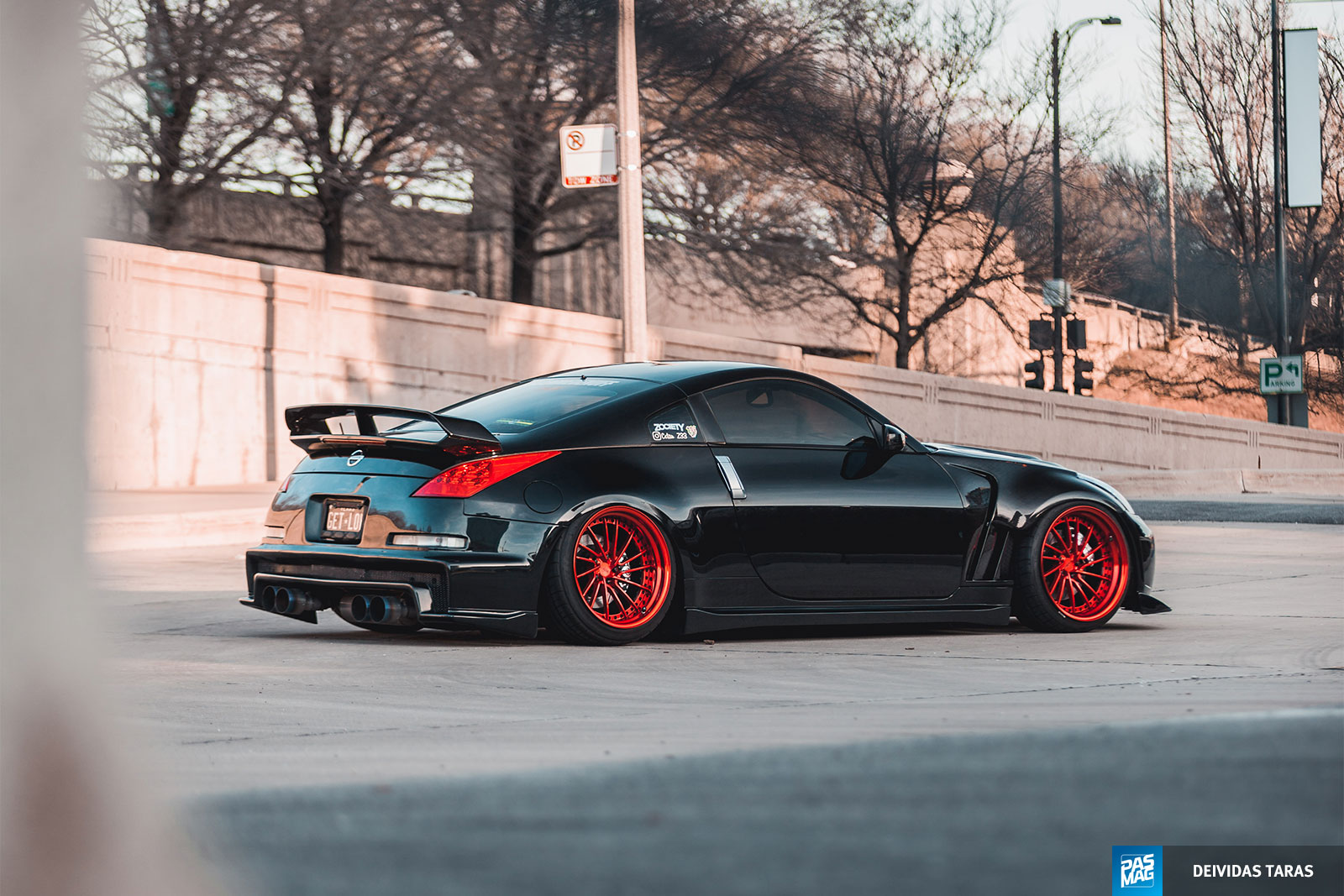 13 Christian Stanoulov 2008 Nissan 350Z Nismo pasmag tuner battlegrounds parking garage meet