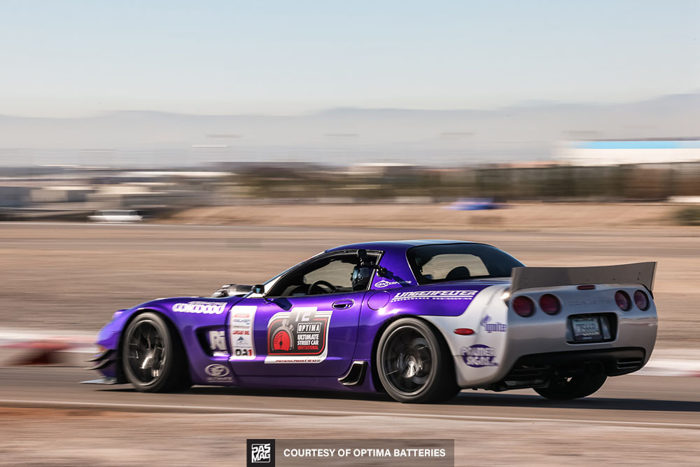 2 Jake Rozelle 2003 Chevrolet Corvette Z06 OPTIMA Batteries PASMAG