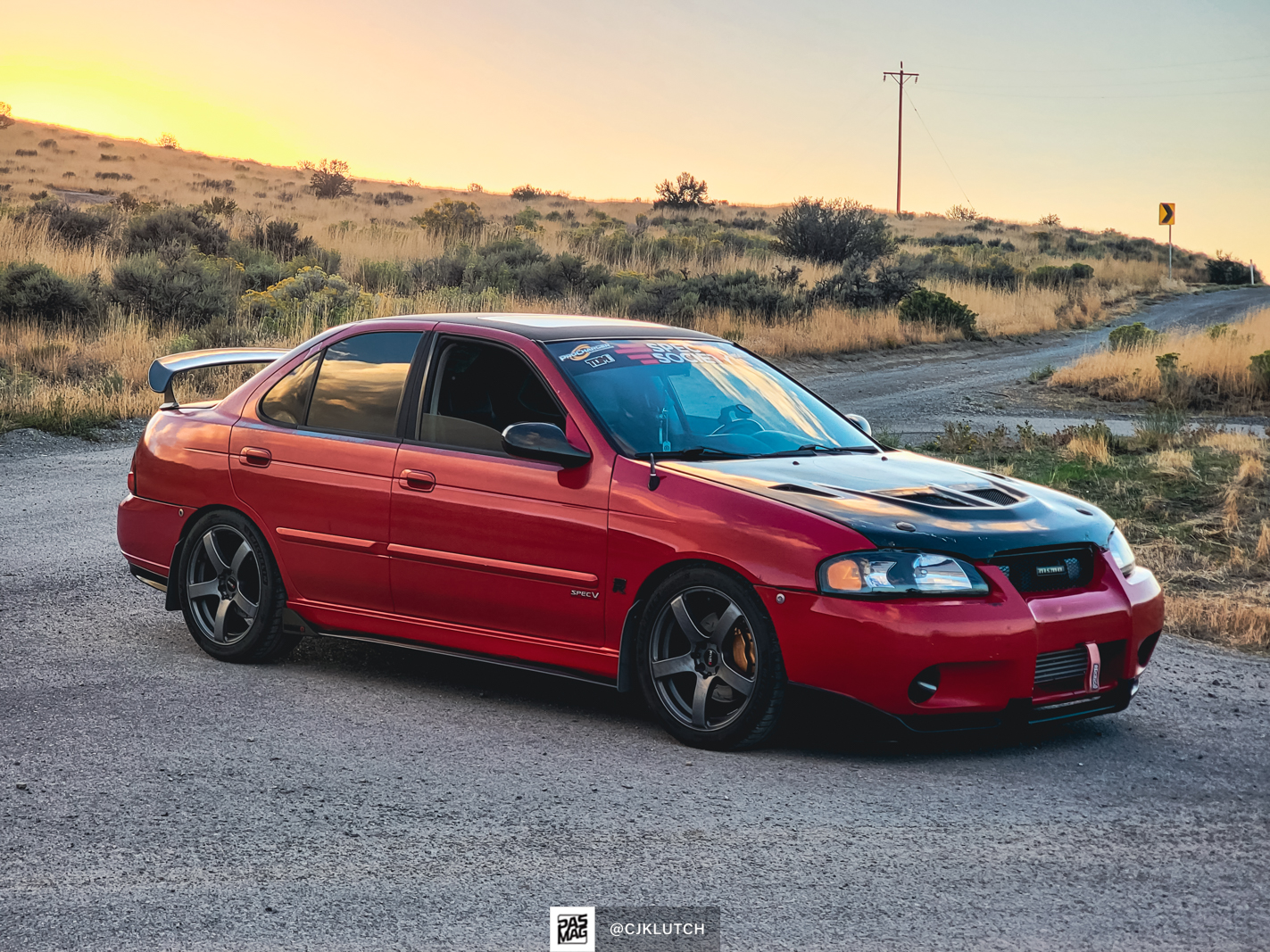 18 Caleb Warren 2002 Nissan Sentra SE R Spec V Honorable Mention PASMAG Tuning 365 Formula DRIFT Salt Lake City 2022 watermarked