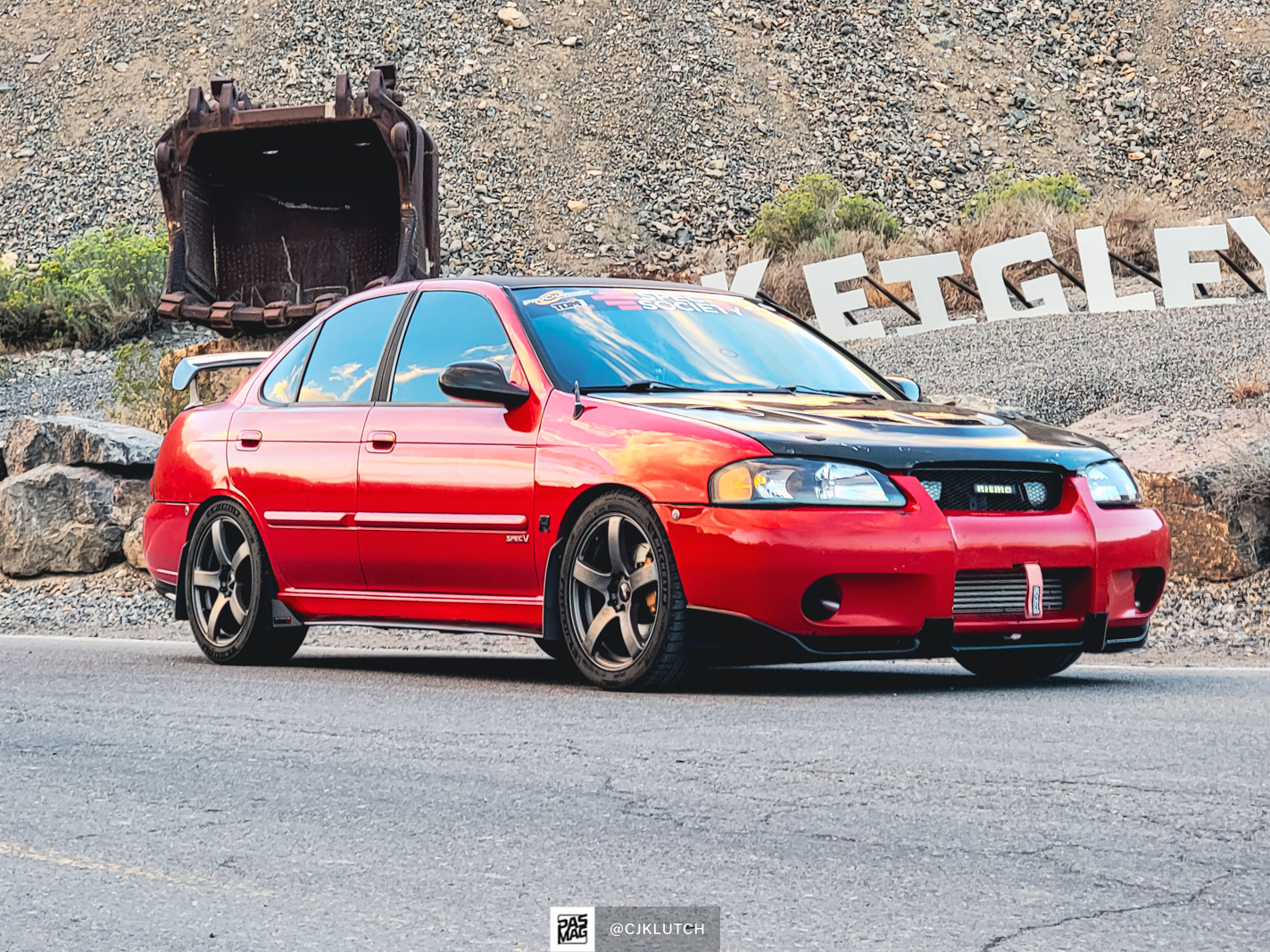 22 Caleb Warren 2002 Nissan Sentra SE R Spec V Honorable Mention PASMAG Tuning 365 Formula DRIFT Salt Lake City 2022 watermarked