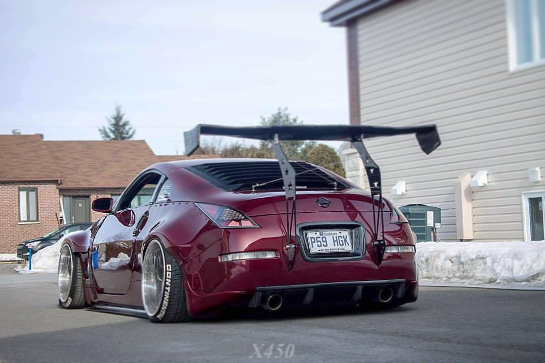 FiSiK Aero Nissan 350Z Chassis Mounted Wing