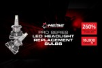 Heise Pro Series LED Headlight Replacement Bulbs