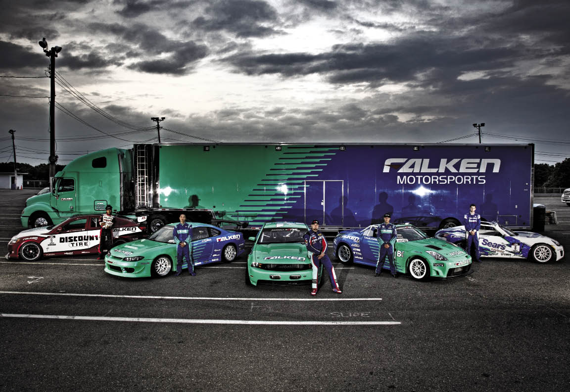 Falken drift champs' top ten drift cars