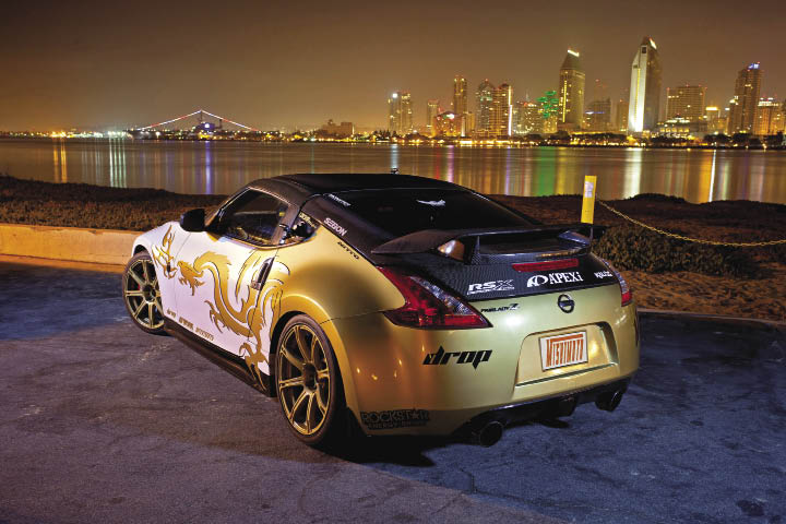 PASMAG | PERFORMANCE AUTO AND SOUND - Cool as Gold: 2010 Nissan 370Z